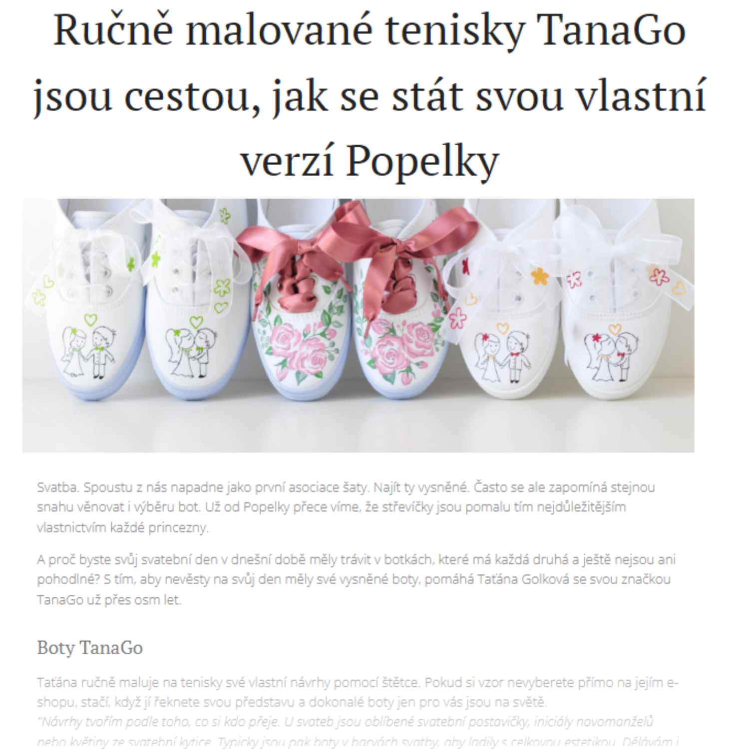 SVATEBNÍ BOTY A BUNDY S PŘÍBĚHEM: JAK PRIMA ŽENA OBJEVILA RUČNĚ MALOVANÉ ORIGINÁLY TANAGO